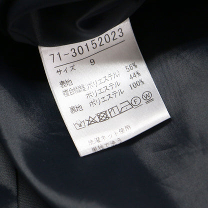 23春夏 ノーカラータックジャケット パネルフレアスカート / 71-30141023 71-30152023 / セットアップ 長袖 ショート丈 タック 切替え ストレッチ バックファスナー ウォッシャブル