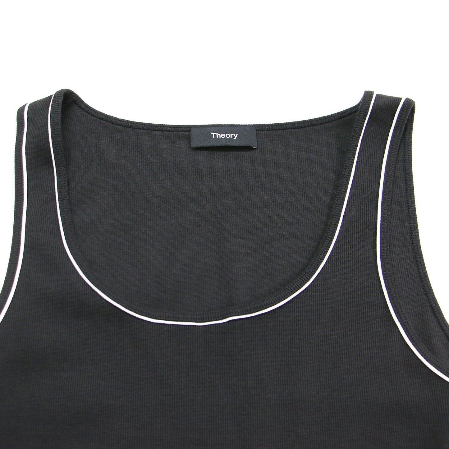 25春夏 リブ カットソーワンピース / Perry Knit Rib Tank Dress ノースリーブ ストレート ロング丈 コットン