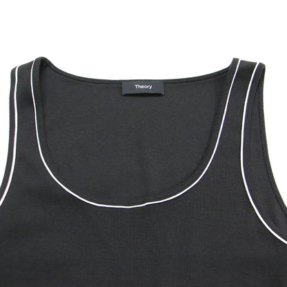 25春夏 リブ カットソーワンピース / Perry Knit Rib Tank Dress ノースリーブ ストレート ロング丈 コットン