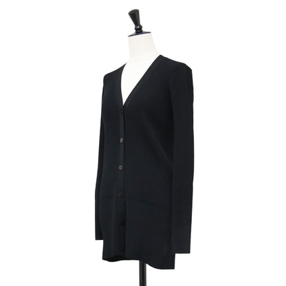 24春夏 Vネック リブ カーディガン / Wooster Crepe Knit Button Rib Cardi 長袖 ニット