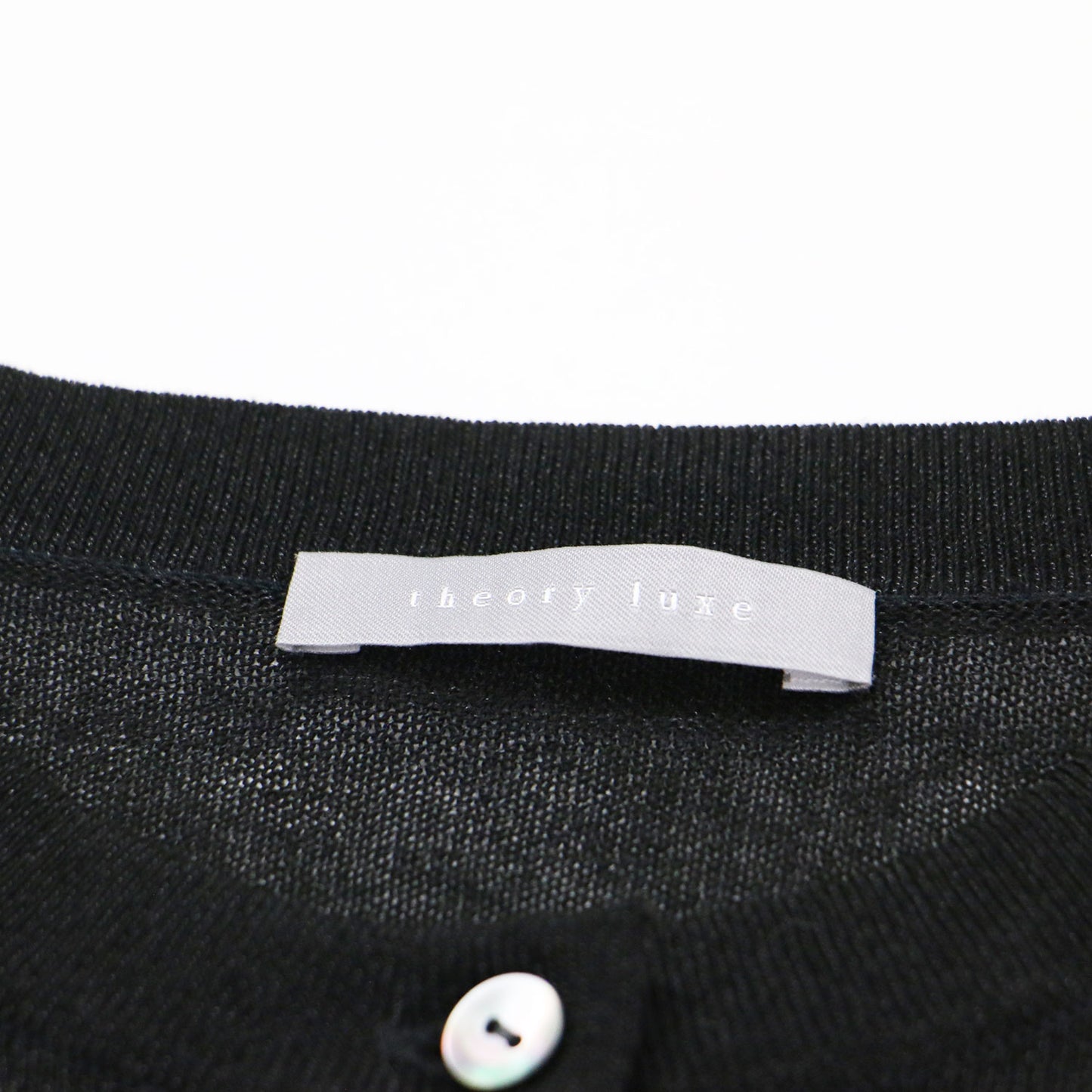 25春夏 シアー ニット カーディガン / SHEEN KNIT CONAR CARDIGAN クルーネック ラメ ハイゲージ