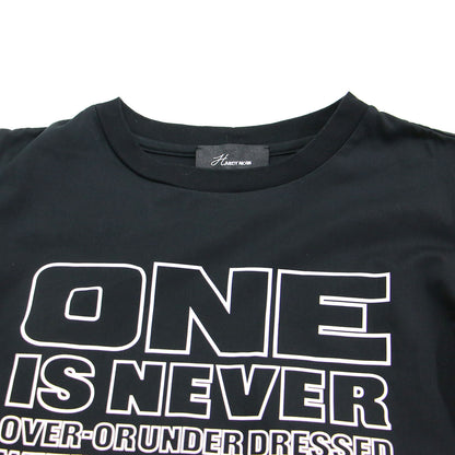 25春夏 ロゴ プリント パワーショルダーカットソー / Shoulder Tuke Tシャツ 半袖 クルーネック コットン