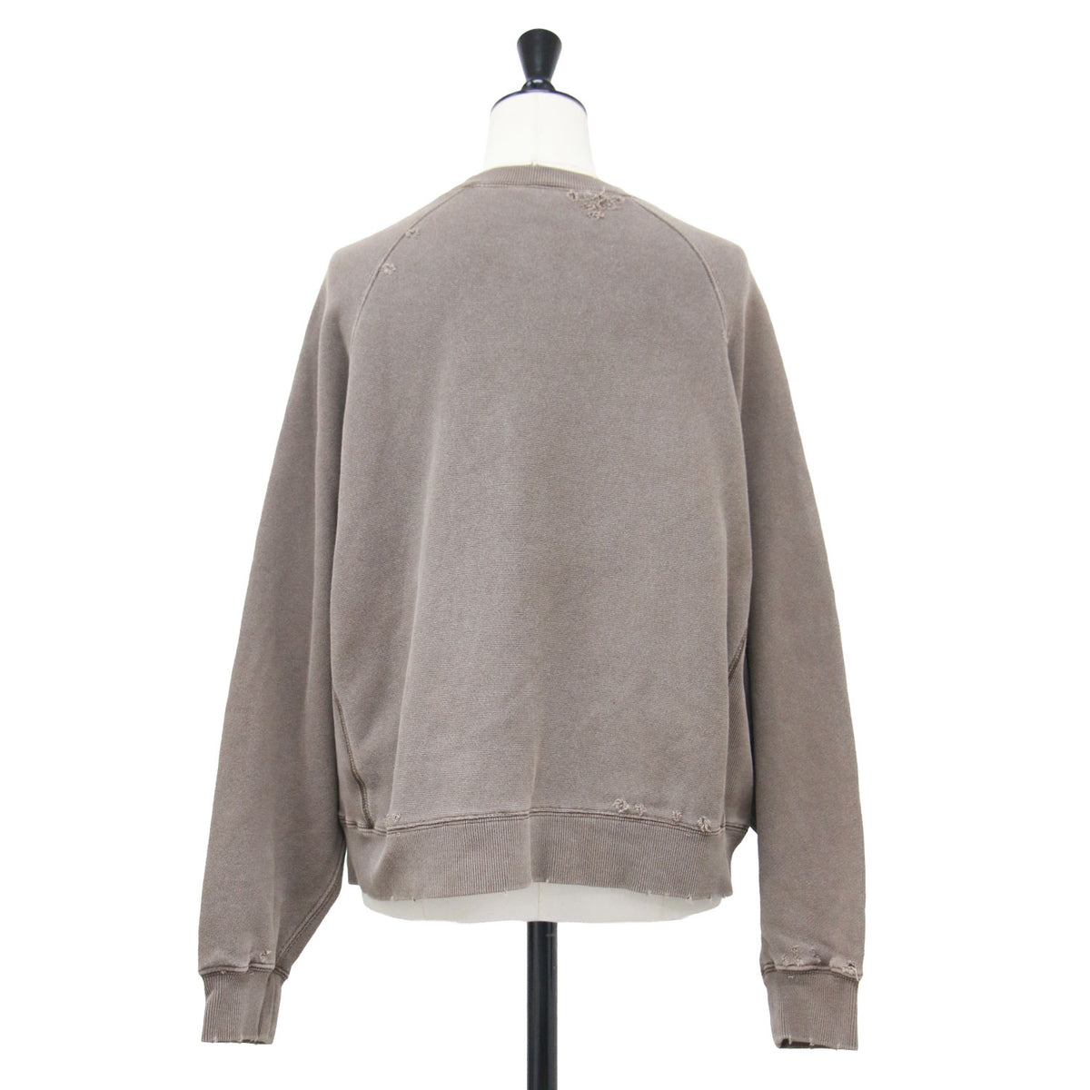 × SLOBE 別注 25秋冬 ダメージスウェット / CPSB-25A-002 / 長袖 クルーネック ワイド ラグラン ダメージ加工 裏毛 刺繍 コットン