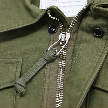 オーバーサイズ ミリタリー フィールドジャケット / M-51 TYPE FIELD JACKET BIG FIT 長袖 ステンカラー ジップアップ