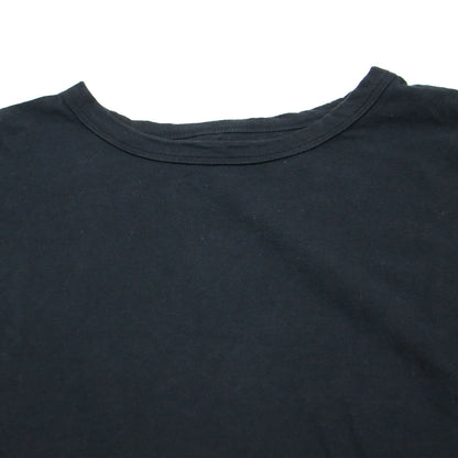 23春夏 バックプリント ロングスリーブ Ｔシャツ / プルオーバー 長袖 ラウンドネック ドロップショルダー ハンガーループ コットン