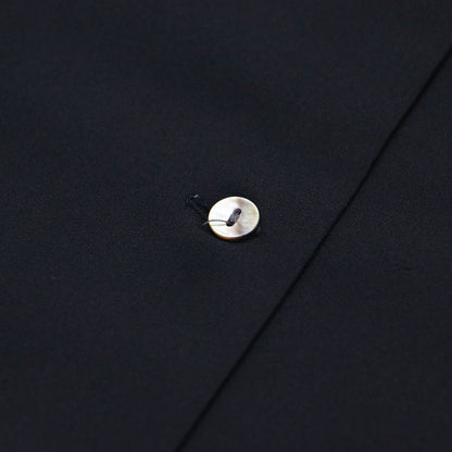 25春夏 ポプリン ハーフスリーブ シャツ / poplin half slv shirt ブラウス 半袖 ミドル丈 シャツカラー