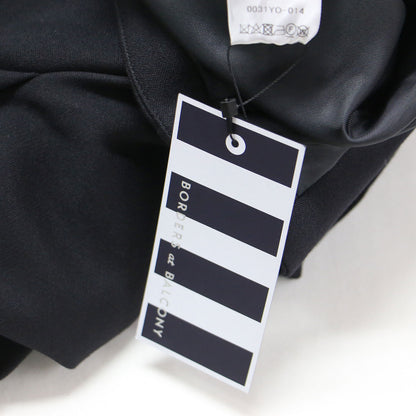 フリル ノーカラー ショートジャケット / SHOULDER FRILL BLOUSON BD2411-3B-02 / ボレロ 長袖 クルーネック コンパクト ウール