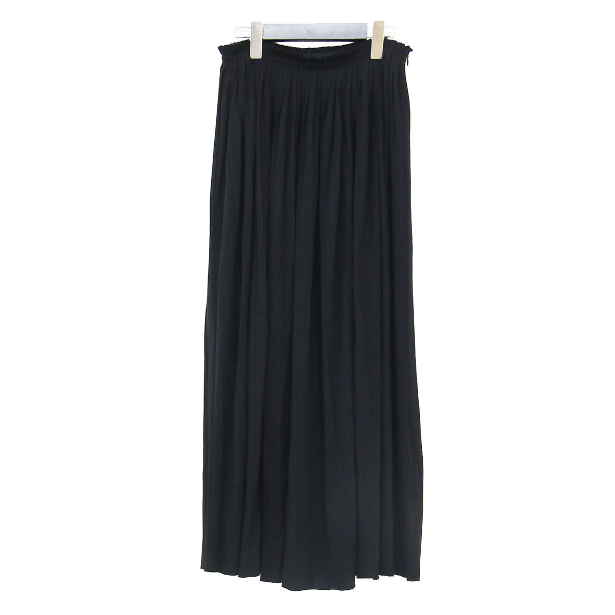 ジャージー アコーディオンプリーツ スカート / WOOL PLAIN JERSEY ロング丈 フレア Aライン ウール