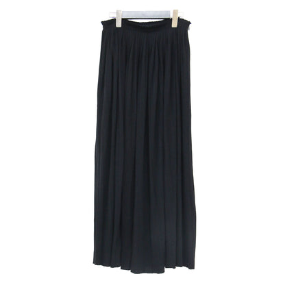 ジャージー アコーディオンプリーツ スカート / WOOL PLAIN JERSEY ロング丈 フレア Aライン ウール