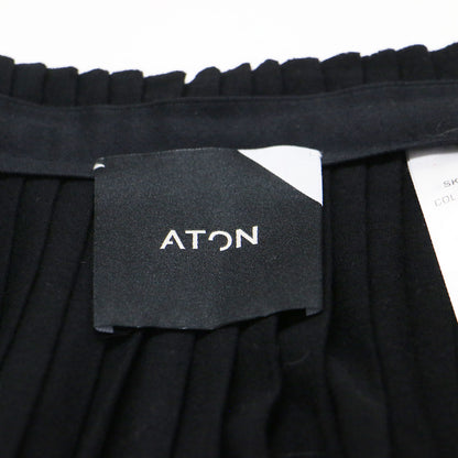 ジャージー アコーディオンプリーツ スカート / WOOL PLAIN JERSEY ロング丈 フレア Aライン ウール