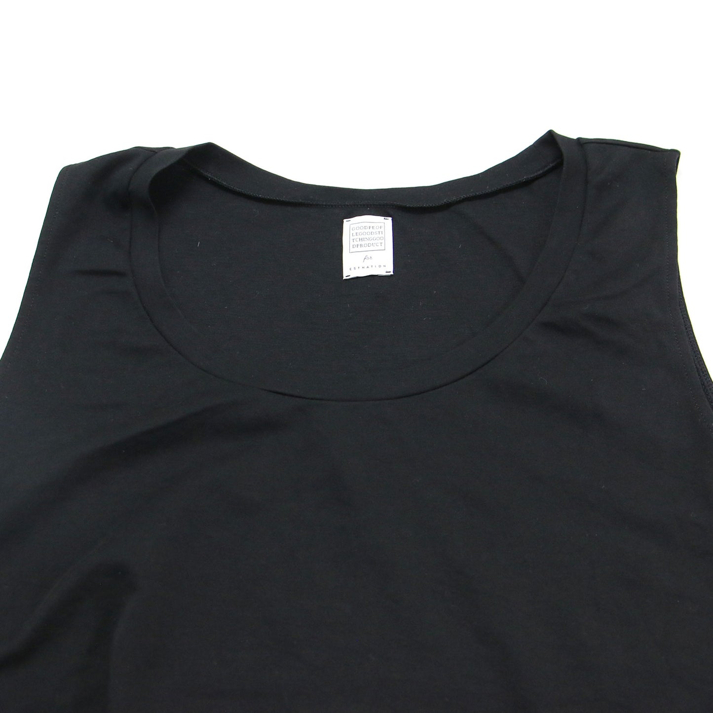 × GOOD PEOPLE GOOD STITCHING GOOD PRODUCT 26春夏 コットン スムース タンクトップ / カットソー Uネック ノースリーブ