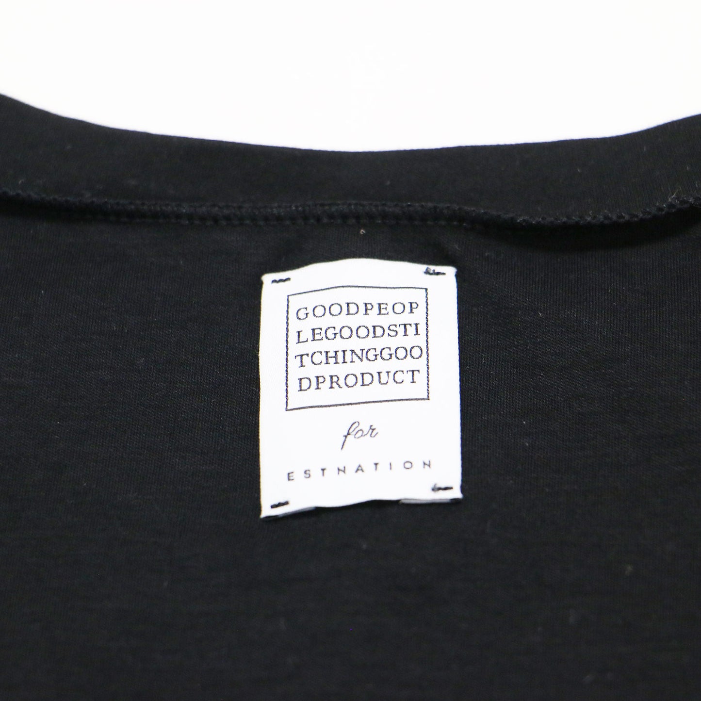 × GOOD PEOPLE GOOD STITCHING GOOD PRODUCT 26春夏 コットン スムース タンクトップ / カットソー Uネック ノースリーブ