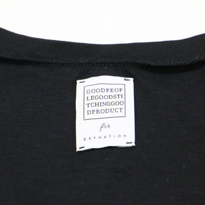 × GOOD PEOPLE GOOD STITCHING GOOD PRODUCT 26春夏 コットン スムース タンクトップ / カットソー Uネック ノースリーブ