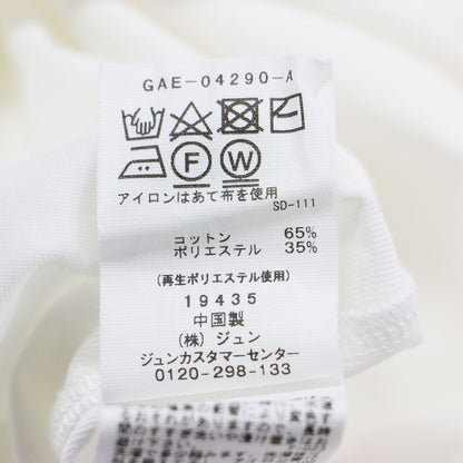 24春夏 ノースリーブ カット ワンピース / ロング丈 クルーネック Iライン スリット コットン