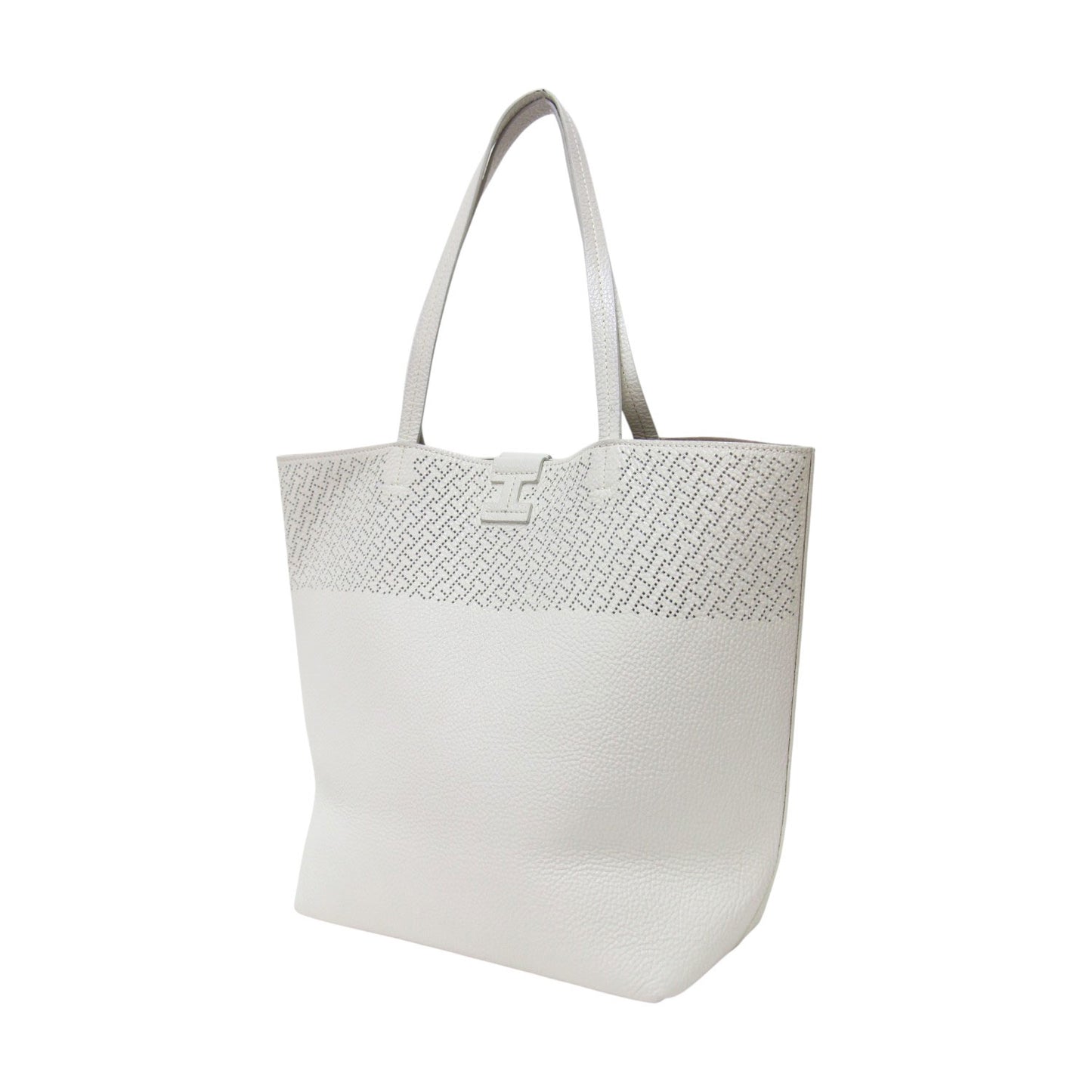 トートバッグ / SIELLA CERVO FORATO ハンドバッグ ショルダー ダブルハンドル カッティング レザー