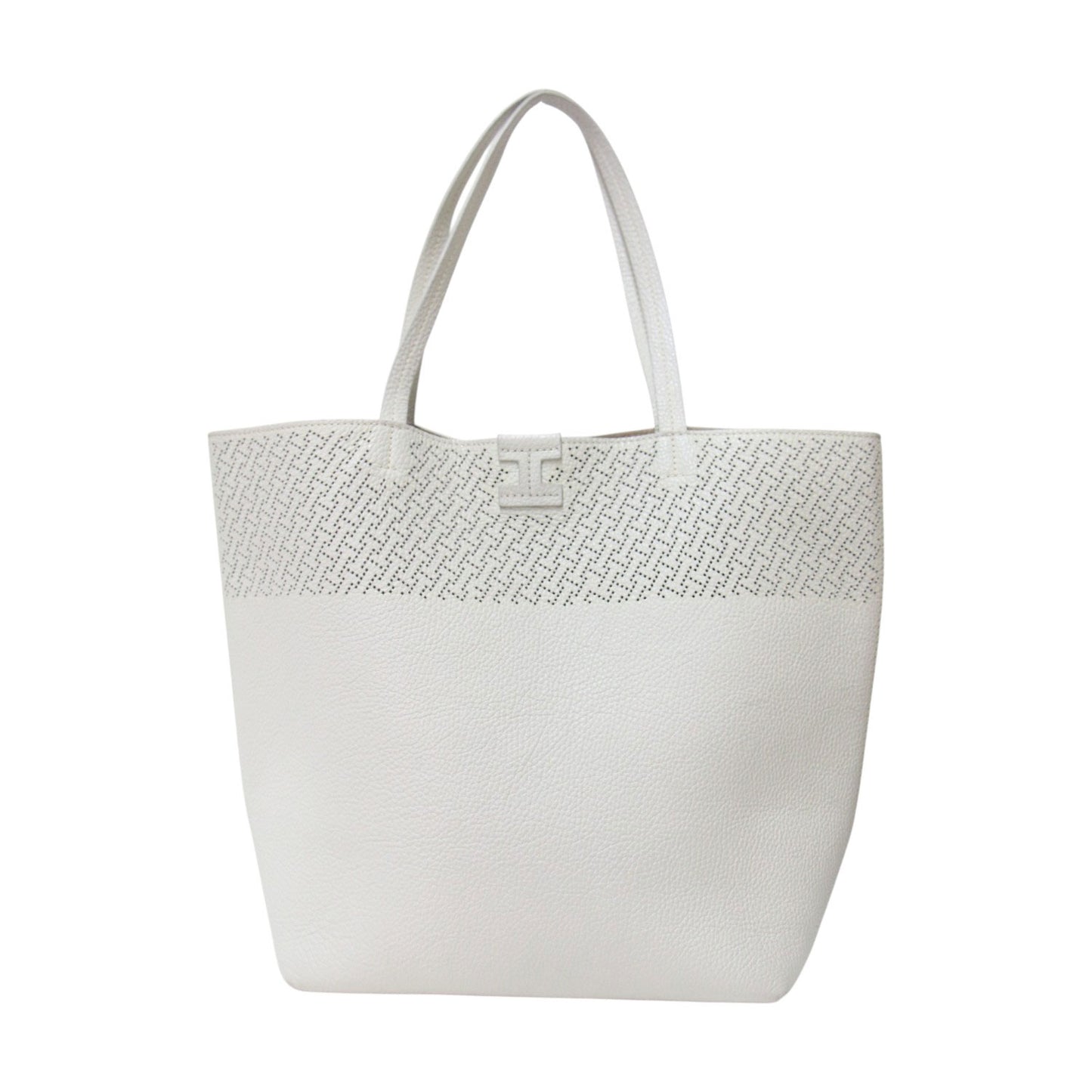 トートバッグ / SIELLA CERVO FORATO ハンドバッグ ショルダー ダブルハンドル カッティング レザー