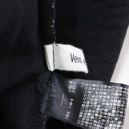 vent et Plage デニムフォルムワンピース / ロング丈 マキシ丈 ノースリーブ クルーネック カットオフ コットン