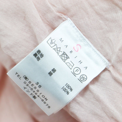 夏の月影のドレス / ワンピース Aライン フレア Vネック ノースリーブ バックファスナー コットン ウォッシャブル
