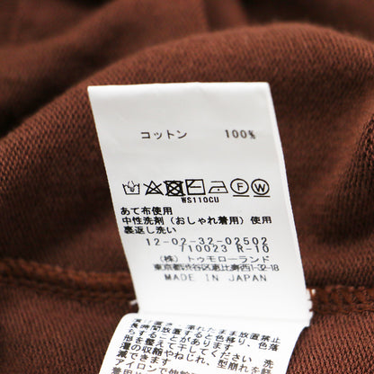 23春夏 ドライコットン キャップスリーブ プルオーバー / ニット 半袖 クルーネック コンパクト