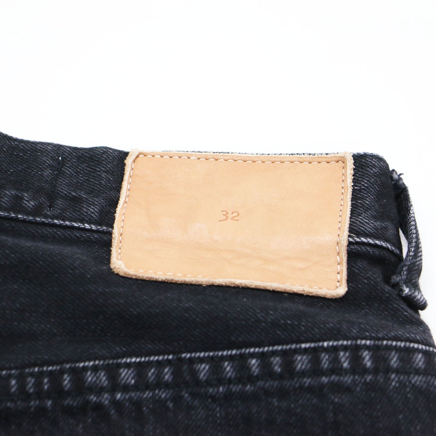 × B SHOP 別注 ハイウエスト デニム / HIGH WAIST DENIM フルレングス ワイド ストレート コットン ウォッシャブル