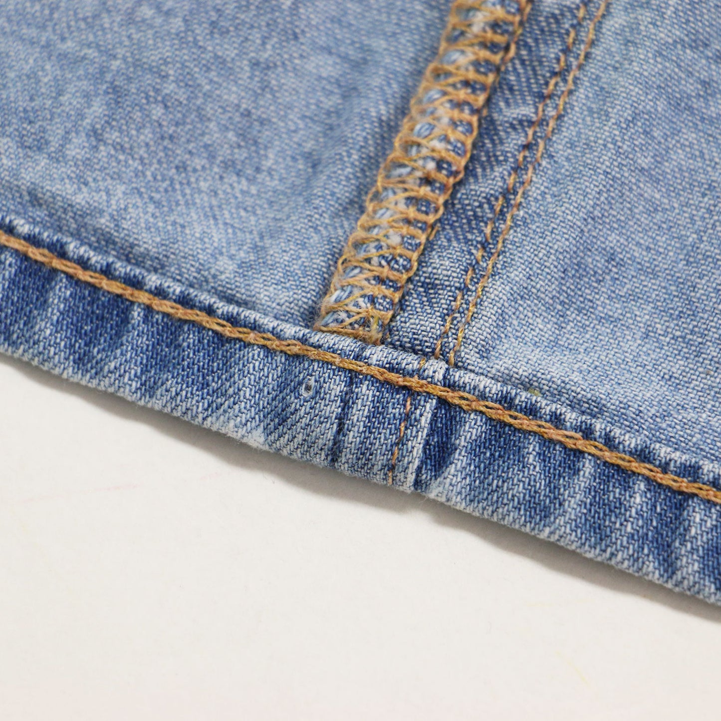 × Spick&Span 別注 デニムスカート / THE LAZY SKIRT ロング丈 Aライン ウエストゴム バックスリット コットン ウォッシャブル