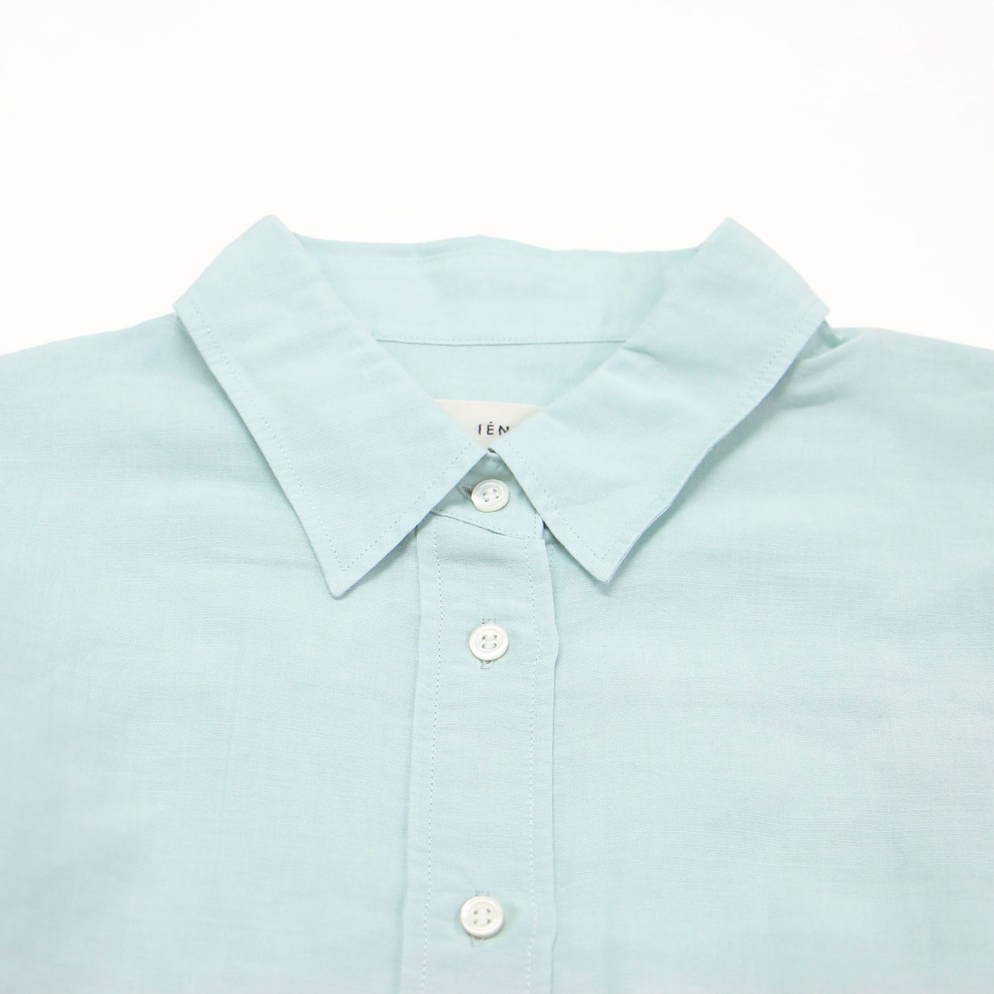 26春夏 ラミーリヨセル 2WAY シャツ / ブラウス 長袖 ワイド カシュクール