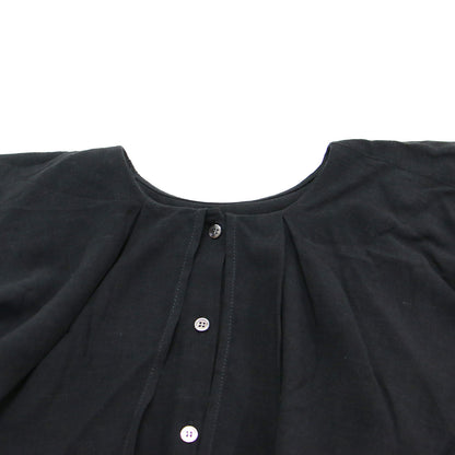 フリル ブラウス / frill blouse ノースリーブ クルーネック フレア ラウンドヘム
