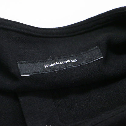 フリル ブラウス / frill blouse ノースリーブ クルーネック フレア ラウンドヘム