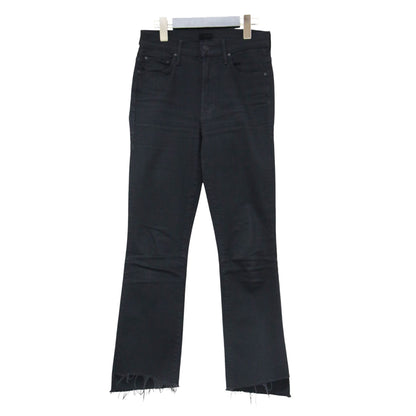 カットオフ デニムパンツ / INSIDER CROP STEP FRAY クロップド丈 ステップヘム ストレッチ