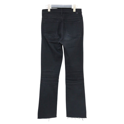 カットオフ デニムパンツ / INSIDER CROP STEP FRAY クロップド丈 ステップヘム ストレッチ