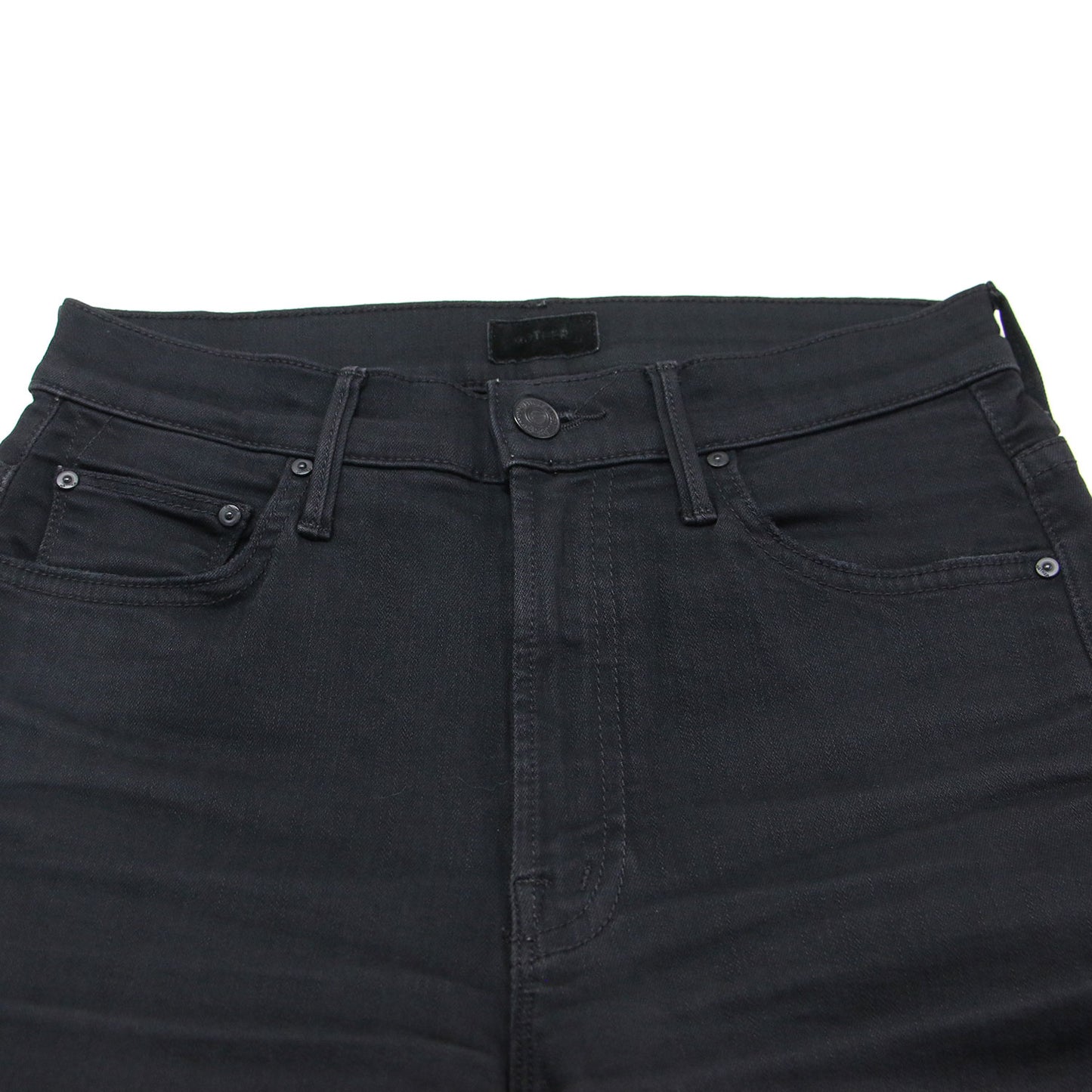 カットオフ デニムパンツ / INSIDER CROP STEP FRAY クロップド丈 ステップヘム ストレッチ