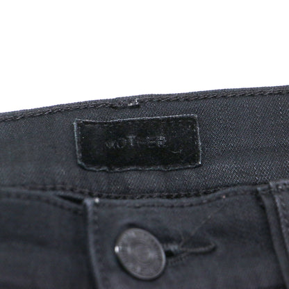 カットオフ デニムパンツ / INSIDER CROP STEP FRAY クロップド丈 ステップヘム ストレッチ