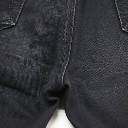 カットオフ デニムパンツ / INSIDER CROP STEP FRAY クロップド丈 ステップヘム ストレッチ