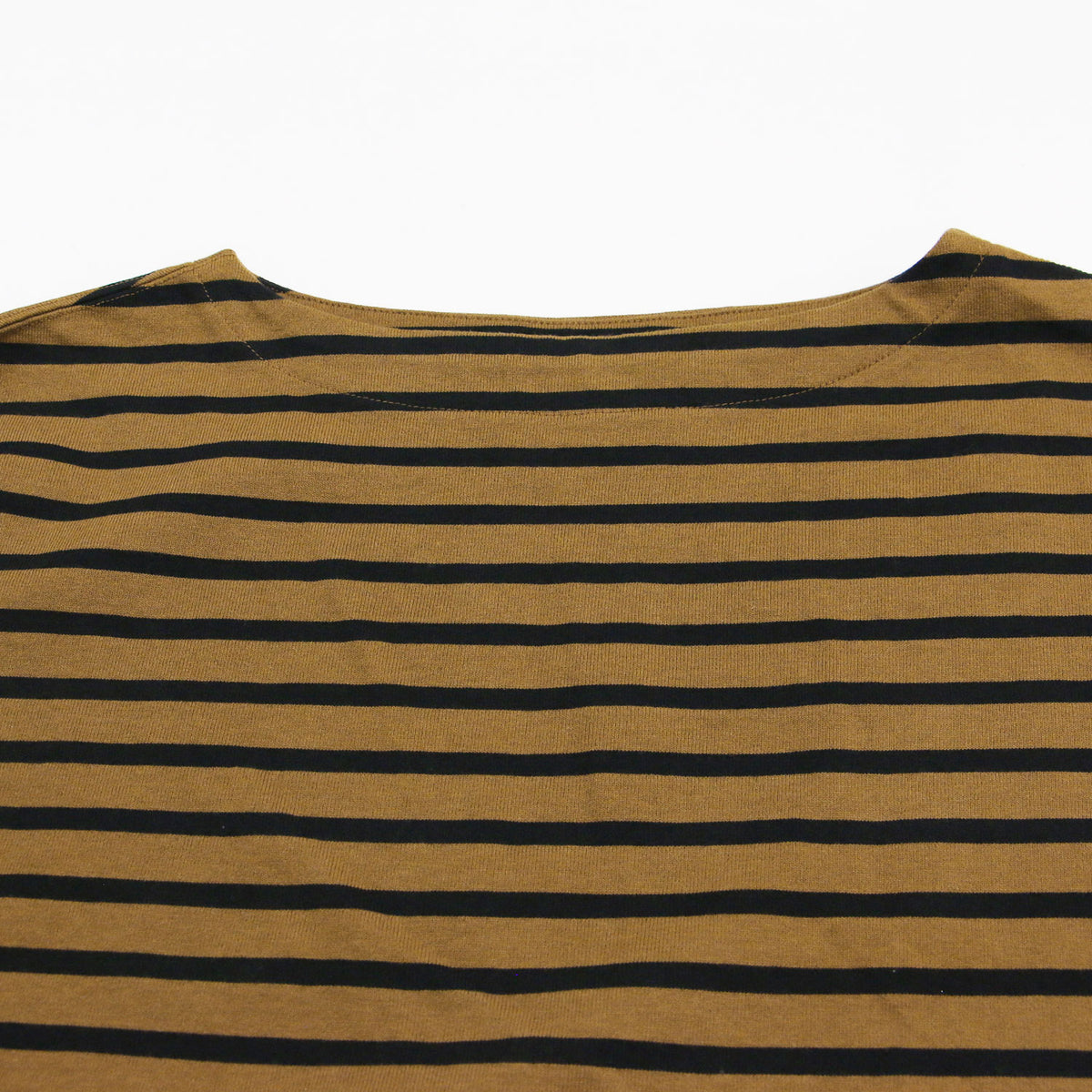 23秋冬 コットン ボートネック ワイドプルオーバー / BMB SHIRT WIDE SLEEVE カットソー 長袖 ドロップショルダー Aライン