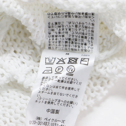 26春夏 ギマコットン プルオーバー / ニット 長袖 ボートネック