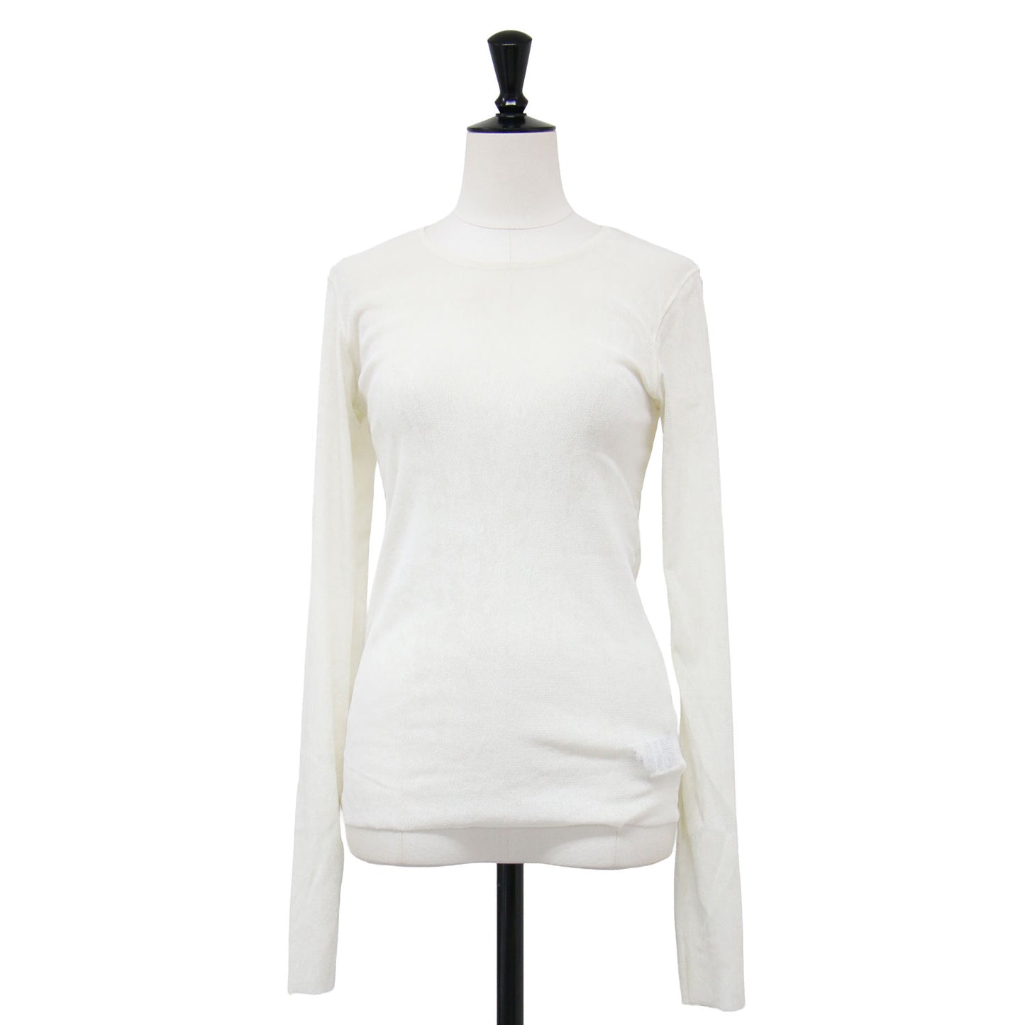 24秋冬 Flocky Mesh ロンT / カットソー Tシャツ 長袖 クルーネック メッシュ フロッキー