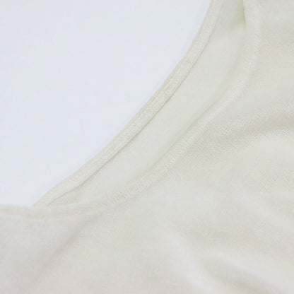 24秋冬 Flocky Mesh ロンT / カットソー Tシャツ 長袖 クルーネック メッシュ フロッキー
