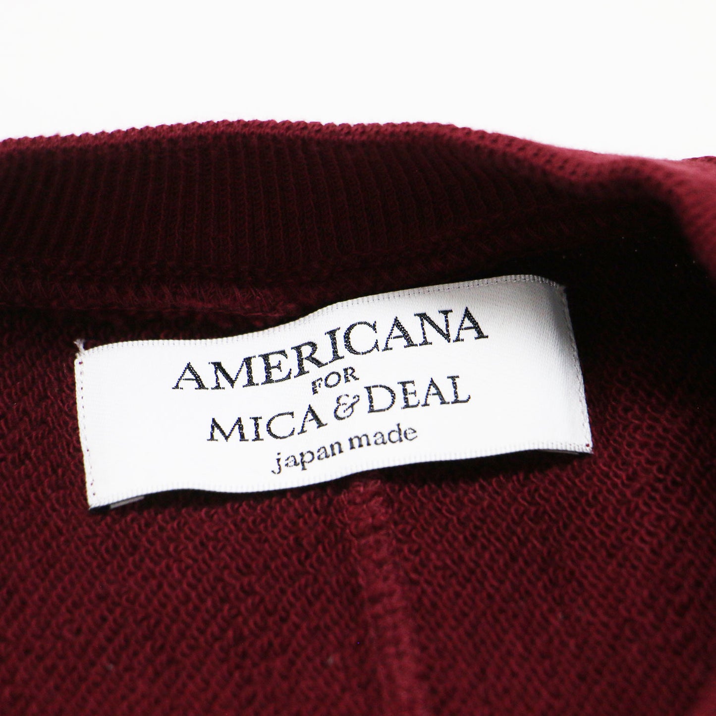 for MICA＆DEAL ビッグ スウェット プルオーバー / 長袖 クルーネック ロゴプリント 裏毛 コットン