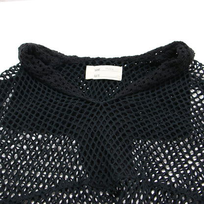 25春夏 アンティークレース セーラー トップス / Antique Lace Sailor Top ブラウス プルオーバー 長袖 Vネック メッシュ コットン