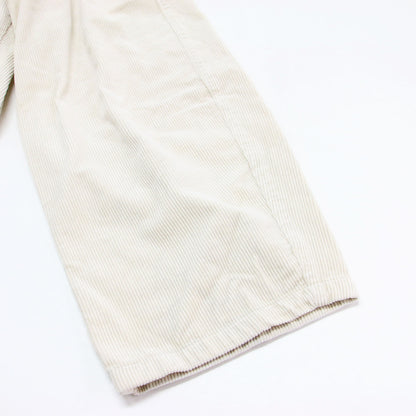 24秋冬 コーデュロイ カーヴィー パンツ / ワイド ハイウエスト コットン