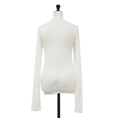 26年春夏 ヘンリーネック ソフト トップス / Henleyneck Soft Tops 長袖 クルーネック シアー