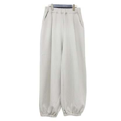 26春夏 タック スウェット パンツ / Tuck Sweat Pants ワイド ウエストゴム 裾ゴム 裏毛 コットン