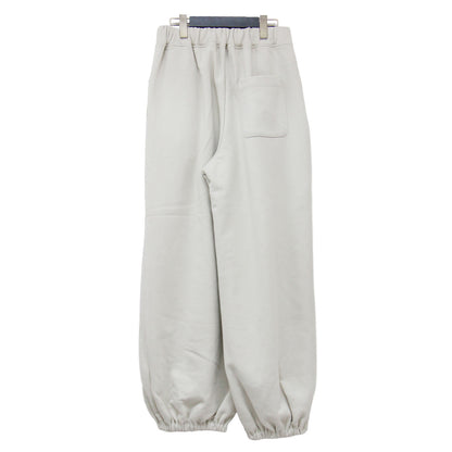 26春夏 タック スウェット パンツ / Tuck Sweat Pants ワイド ウエストゴム 裾ゴム 裏毛 コットン
