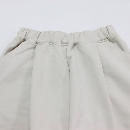 26春夏 タック スウェット パンツ / Tuck Sweat Pants ワイド ウエストゴム 裾ゴム 裏毛 コットン