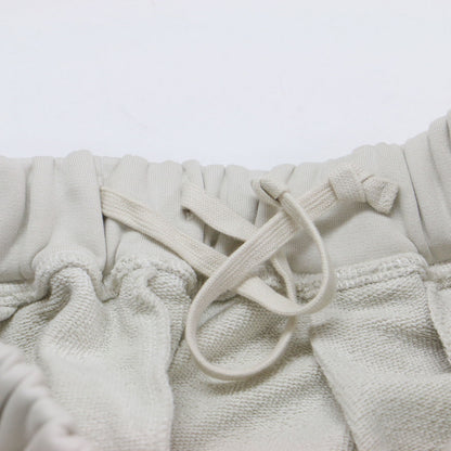 26春夏 タック スウェット パンツ / Tuck Sweat Pants ワイド ウエストゴム 裾ゴム 裏毛 コットン