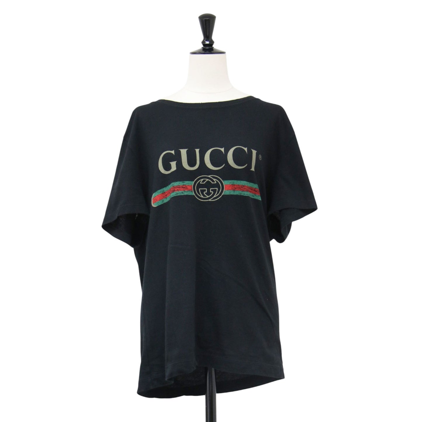 ロゴ ウォッシュド オーバーサイズ Tシャツ / カットソー 半袖 クルーネック ロゴ プリント コットン