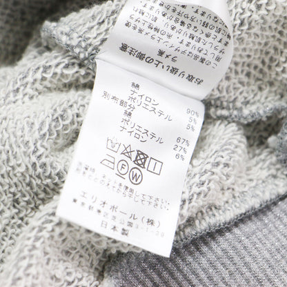 グリッター スウェット シャツ / プルオーバー ショート丈 長袖 ラメ糸 裏毛 コットン