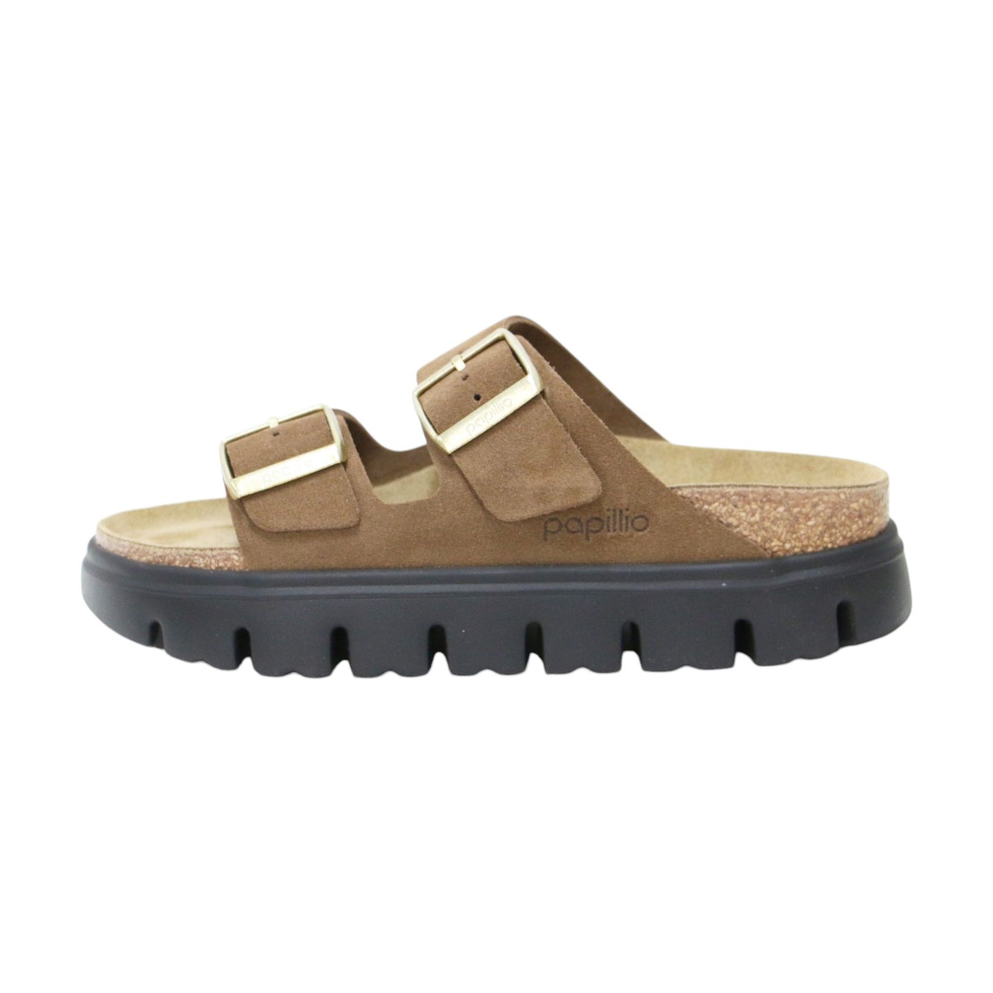 26春夏 PAPILLIO ARIZONA CHUNKY / サンダル チャンキーソール ダブルベルト スエード