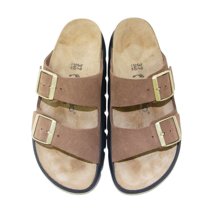 26春夏 PAPILLIO ARIZONA CHUNKY / サンダル チャンキーソール ダブルベルト スエード