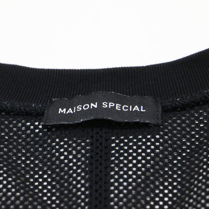 メッシュ Vネック カーディガン / Mesh Cardigan ショート丈 長袖 リブ スナップボタン